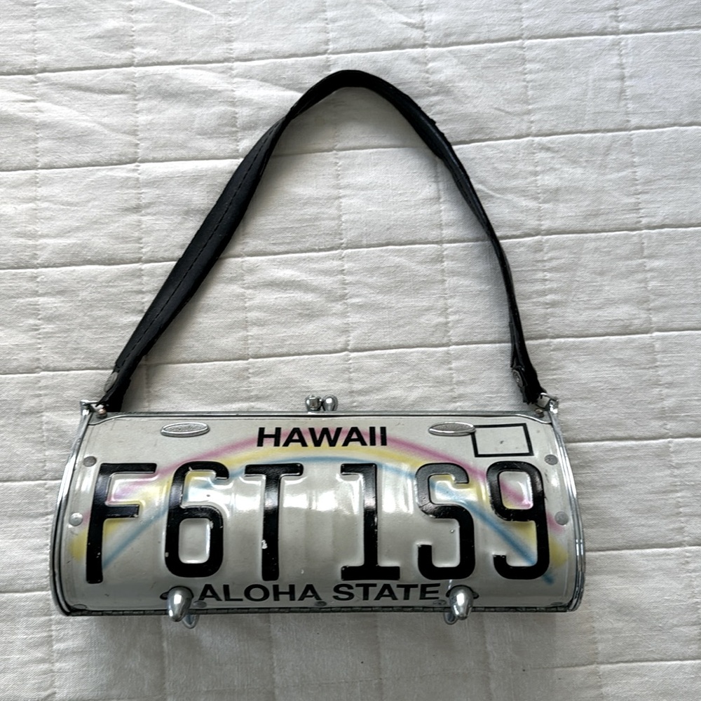 Hawaii License Plate Purse